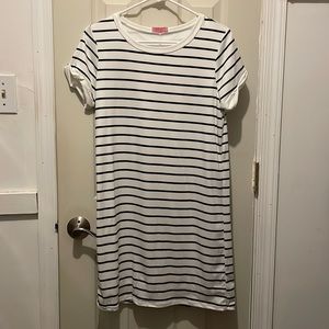 Pink Lily Cotton Stripped Dress (EUC)